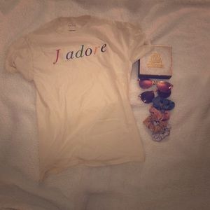 Rainbow j’adore shirt